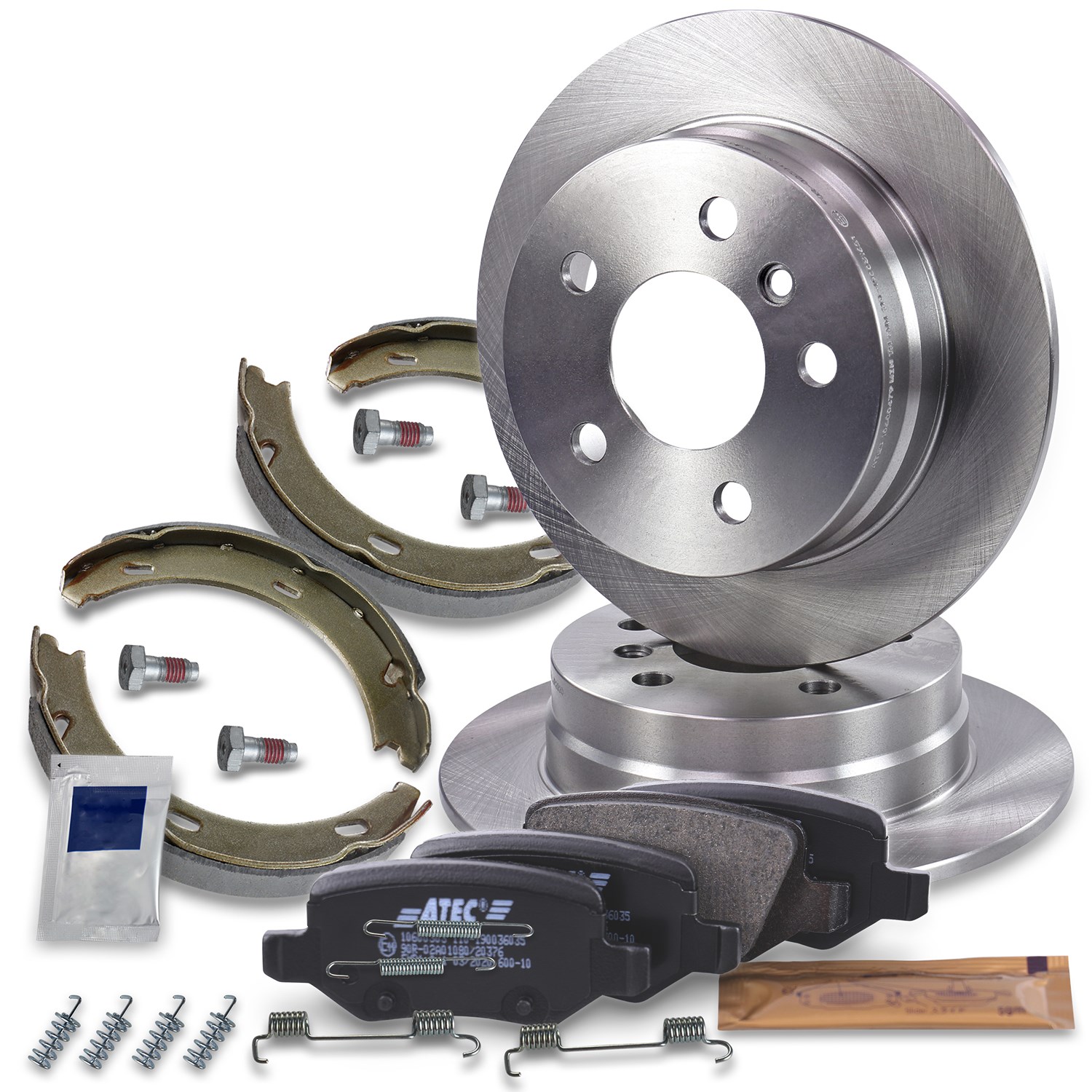 Bestprice Bremsscheiben + Bremsbeläge Hinterachse Voll [Hersteller-Nr. 34006073] für Mercedes-Benz