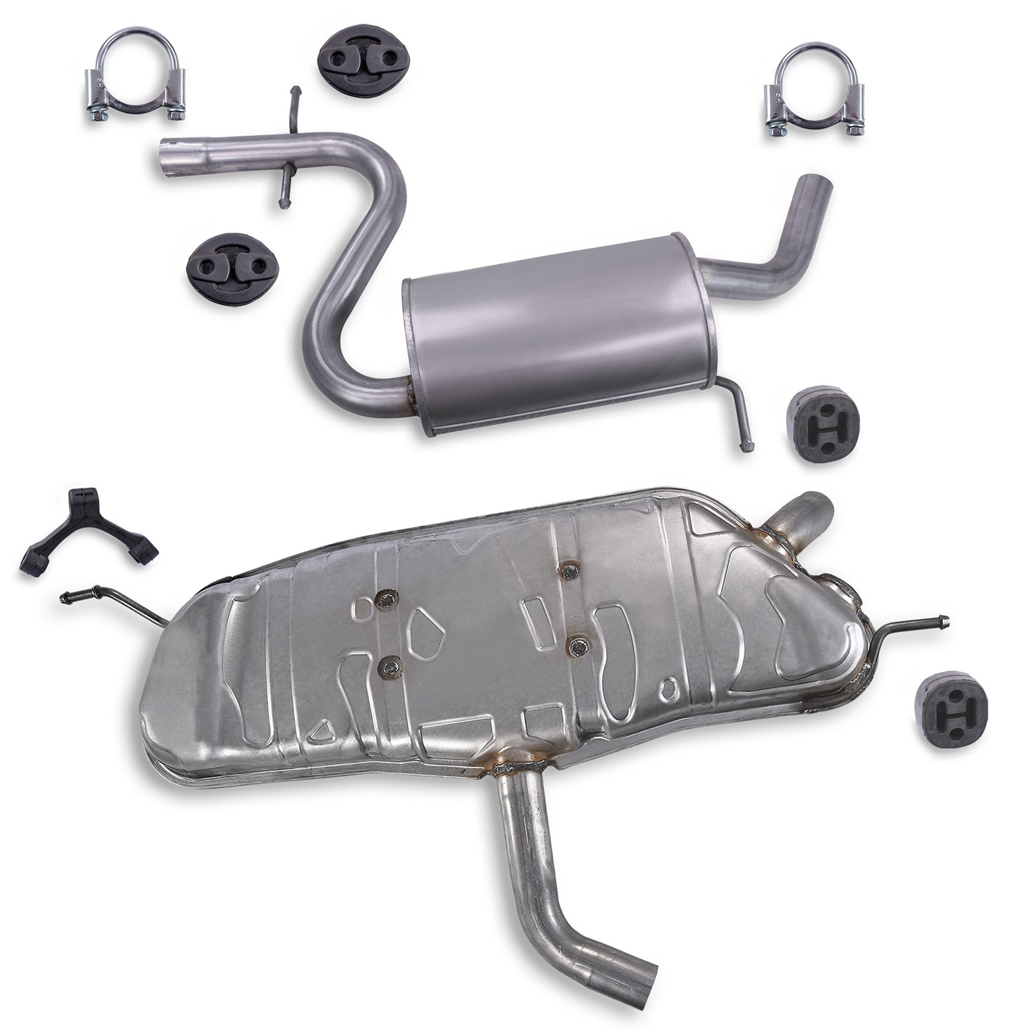 Bestprice Schalldämpfer + Montagematerial [Hersteller-Nr. 40279291] für VW