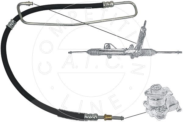 Aic Hydraulikschlauch, Lenkung [Hersteller-Nr. 57678] für Mercedes-Benz