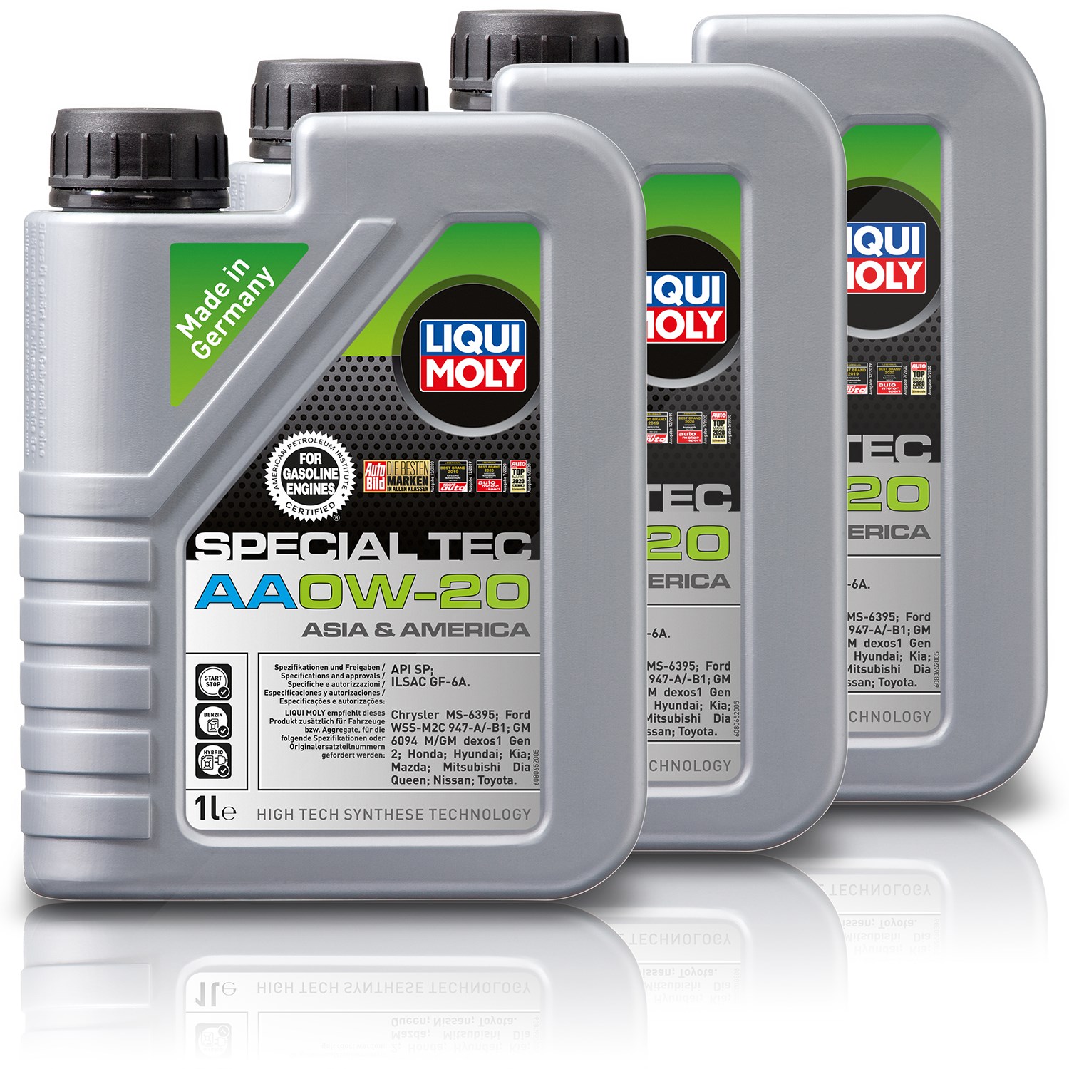 Liqui Moly 3x 5 L MOTORÖL Special Tec AA 0W-20 [Hersteller-Nr. 9734]