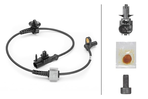 Hella Sensor, Raddrehzahl [Hersteller-Nr. 6PU230040-421] für Gmc, Chevrolet, Cadillac