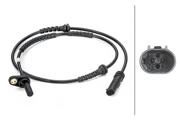 Hella Sensor, Raddrehzahl [Hersteller-Nr. 6PU012806-441] für BMW