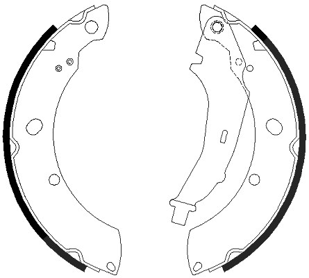 Hella Bremsbackensatz [Hersteller-Nr. 8DA355051-311] für Skoda, VW