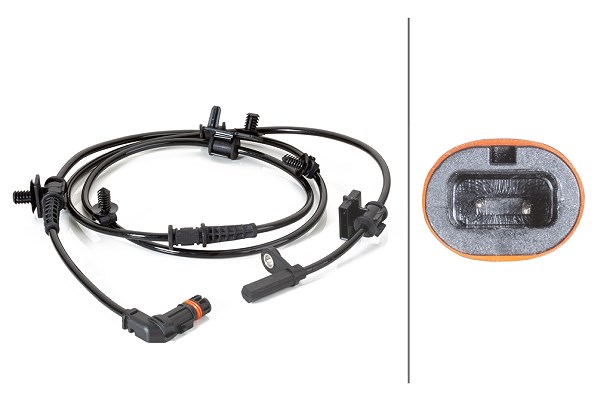 Hella Sensor, Raddrehzahl [Hersteller-Nr. 6PU230040-261] für Chrysler, Jeep