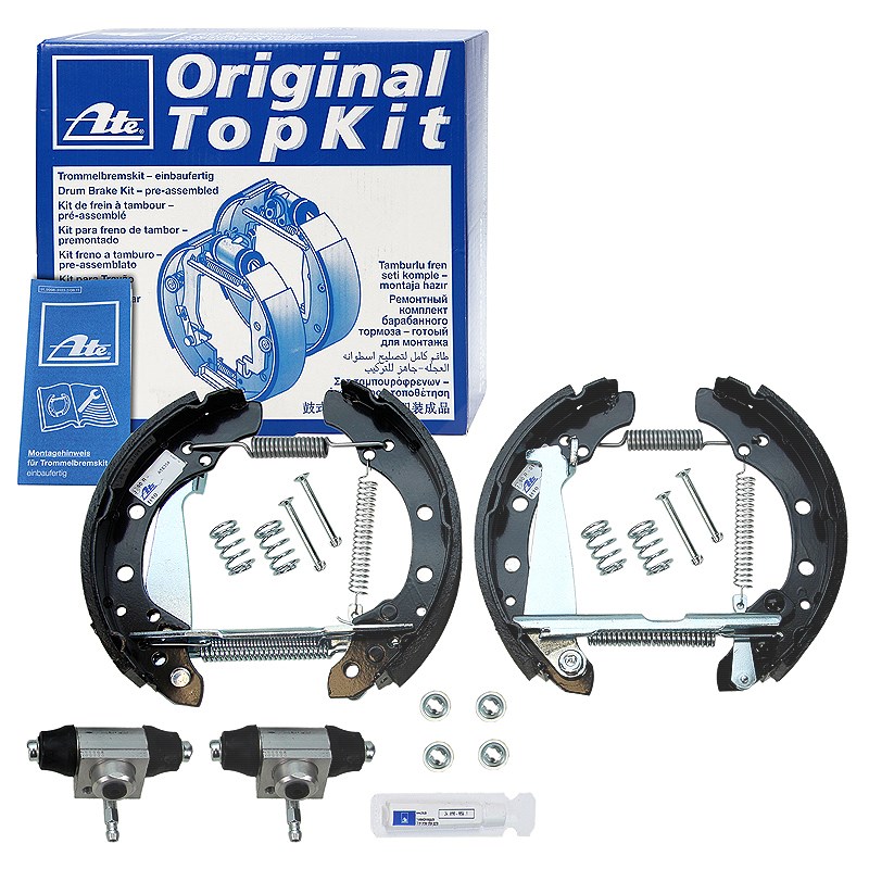 Ate Bremsbackensatz TopKit komplet vormontiert [Hersteller-Nr. 03.0520-1517.3] für Seat, Audi, VW