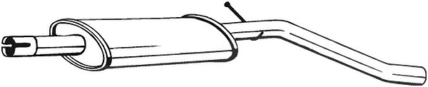 Bosal Mittelschalldämpfer [Hersteller-Nr. 148-005] für Fiat