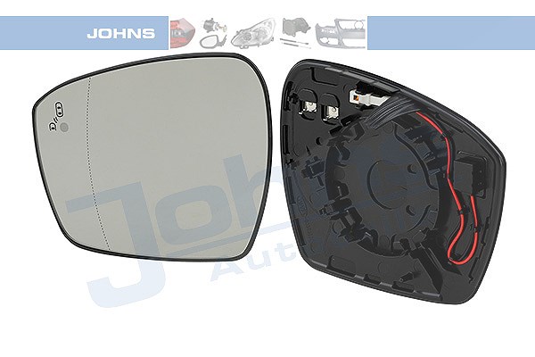 Johns Spiegelglas, Außenspiegel [Hersteller-Nr. 327637-83] für Ford