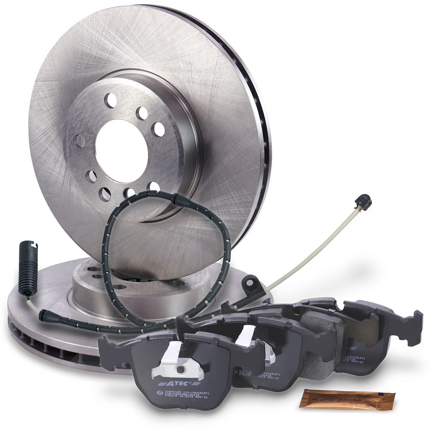 Bestprice Bremsscheiben + Bremsbeläge Vorderachse Belüftet [Hersteller-Nr. 10604128] für BMW