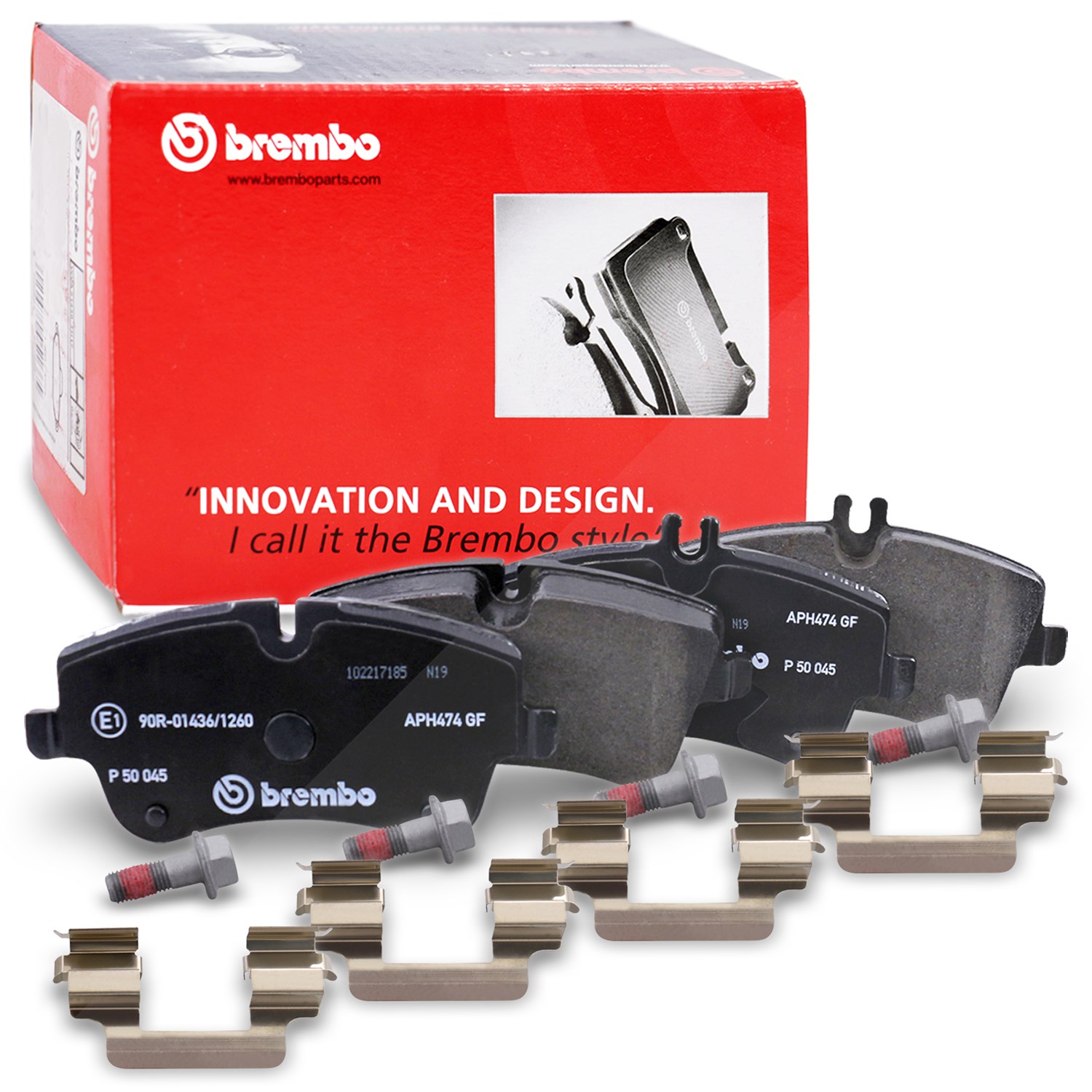 Brembo Bremsbelagsatz vorne [Hersteller-Nr. P50045] für Mercedes-Benz