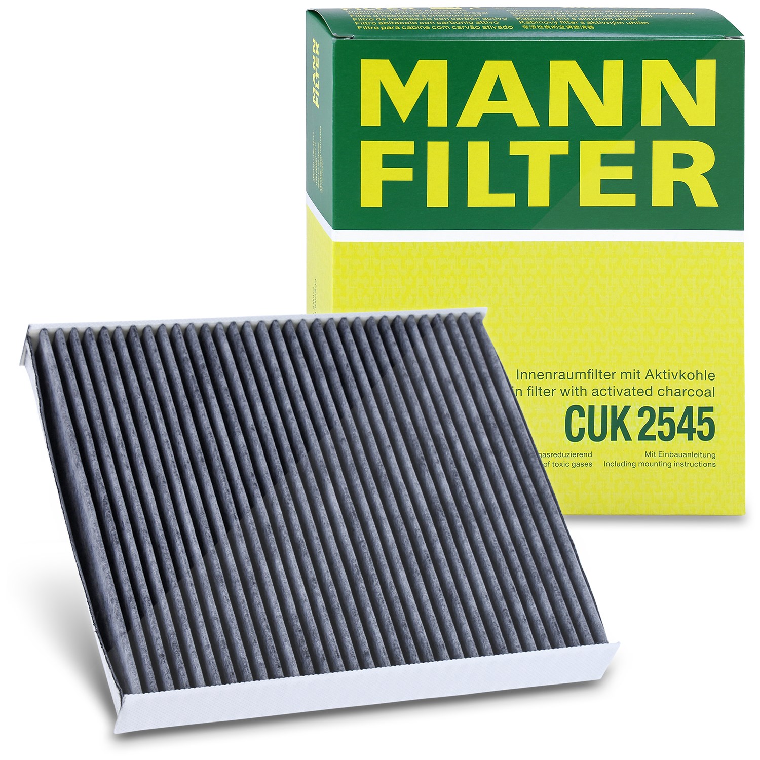 Mann-filter Filter, Innenraumluft [Hersteller-Nr. CUK2545] für Seat, Skoda, Audi, VW, Mercedes-Benz, Puch, Lamborghini
