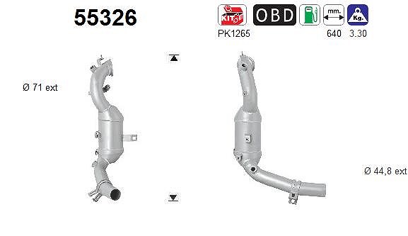 Fppl Katalysator [Hersteller-Nr. CB05938] für Fiat, Lancia, Alfa Romeo, Chrysler