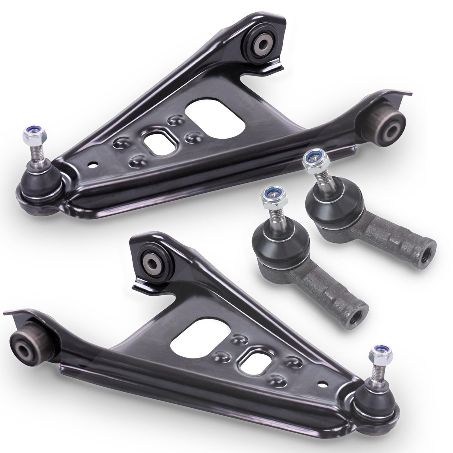 Bestprice 2x Querlenker + 2x Spurstangenkopf [Hersteller-Nr. 40279889] für Smart