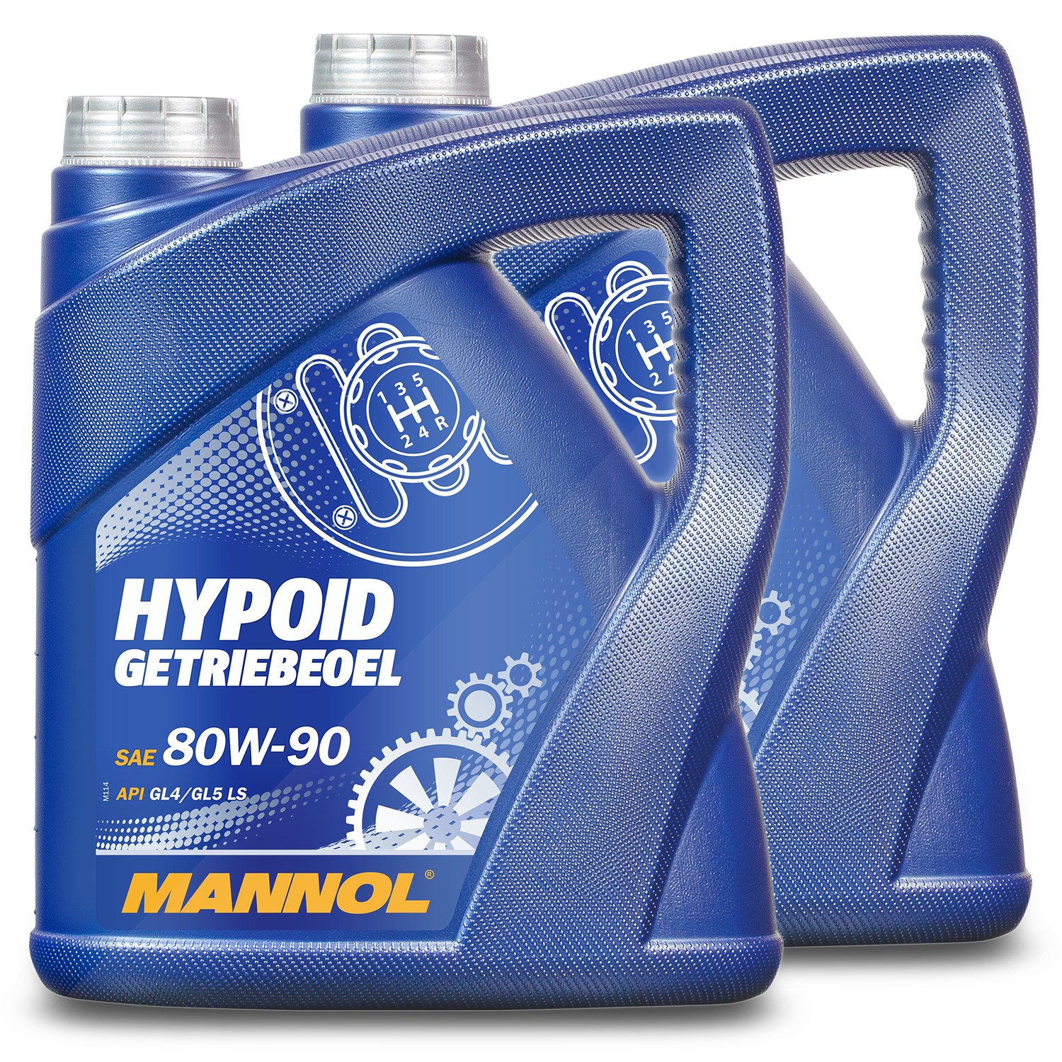 Mannol 8 L Hypoid Getriebeöl 80W-90 API GL-4/GL-5 LS (Limited Slip) [Hersteller-Nr. MN8106-4]