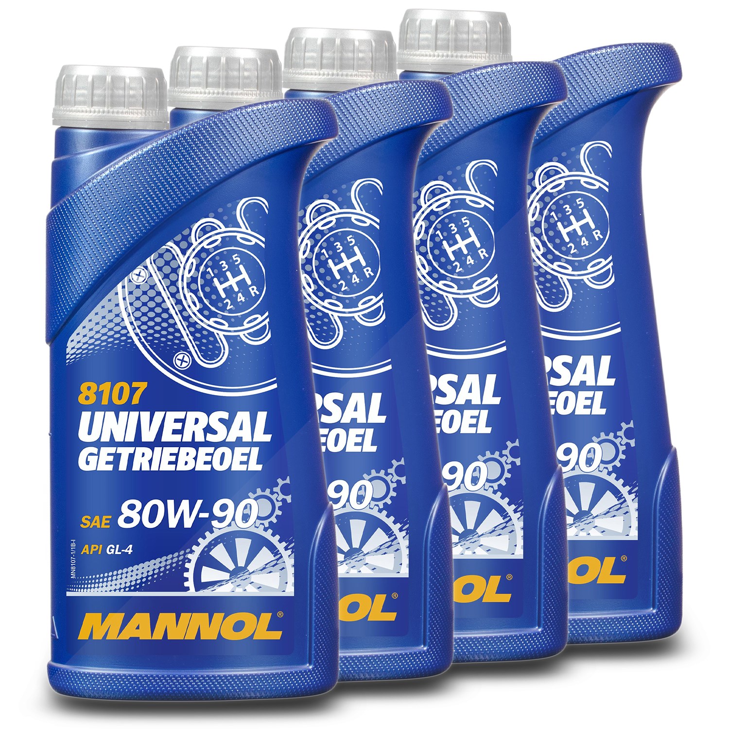 Mannol 4x 1 L Universal Getriebeöl 80W-90 API GL-4 [Hersteller-Nr. MN8107-1]