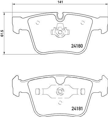 Brembo Bremsbelagsatz, Scheibenbremse [Hersteller-Nr. P50116] für Mercedes-Benz