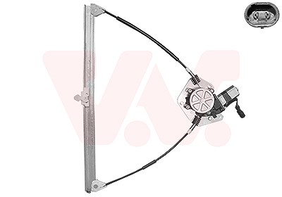 Van Wezel Fensterheber vorne rechts mit Motor [Hersteller-Nr. 4324262] für Renault