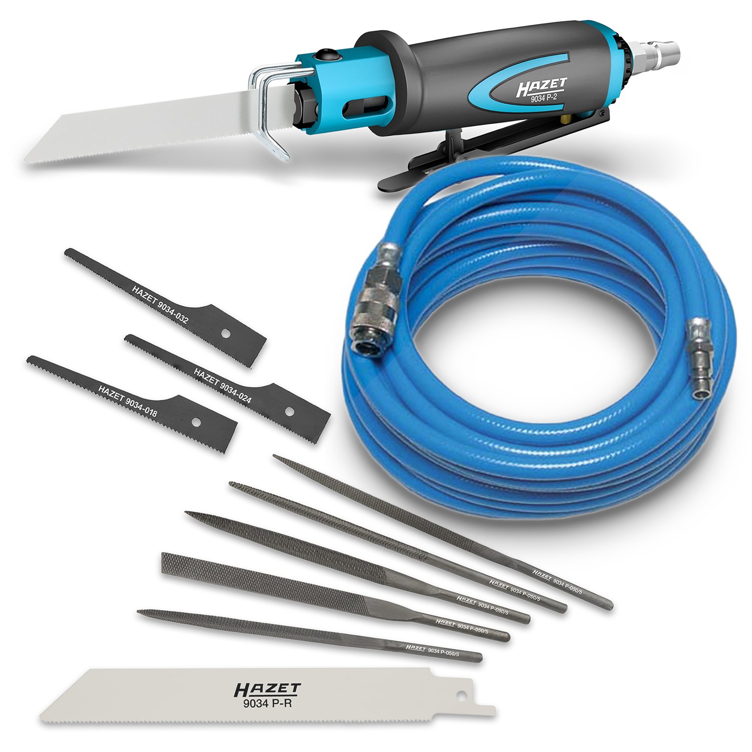 Hazet Stichsäge 9034P-2 + Druckluftschlauch 10m [Hersteller-Nr. 10871886]