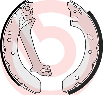 Brembo Bremsbackensatz [Hersteller-Nr. S23578] für Ford