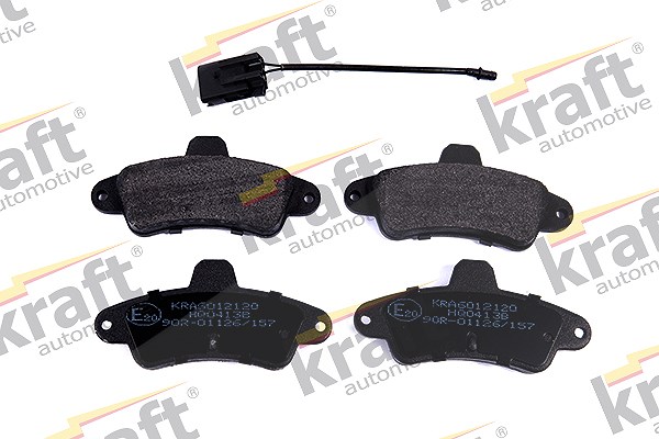 Kraft Automotive Bremsbelagsatz, Scheibenbremse [Hersteller-Nr. 6012120] für Ford