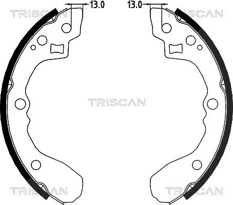 Triscan Bremsbackensatz [Hersteller-Nr. 810018001] für Kia