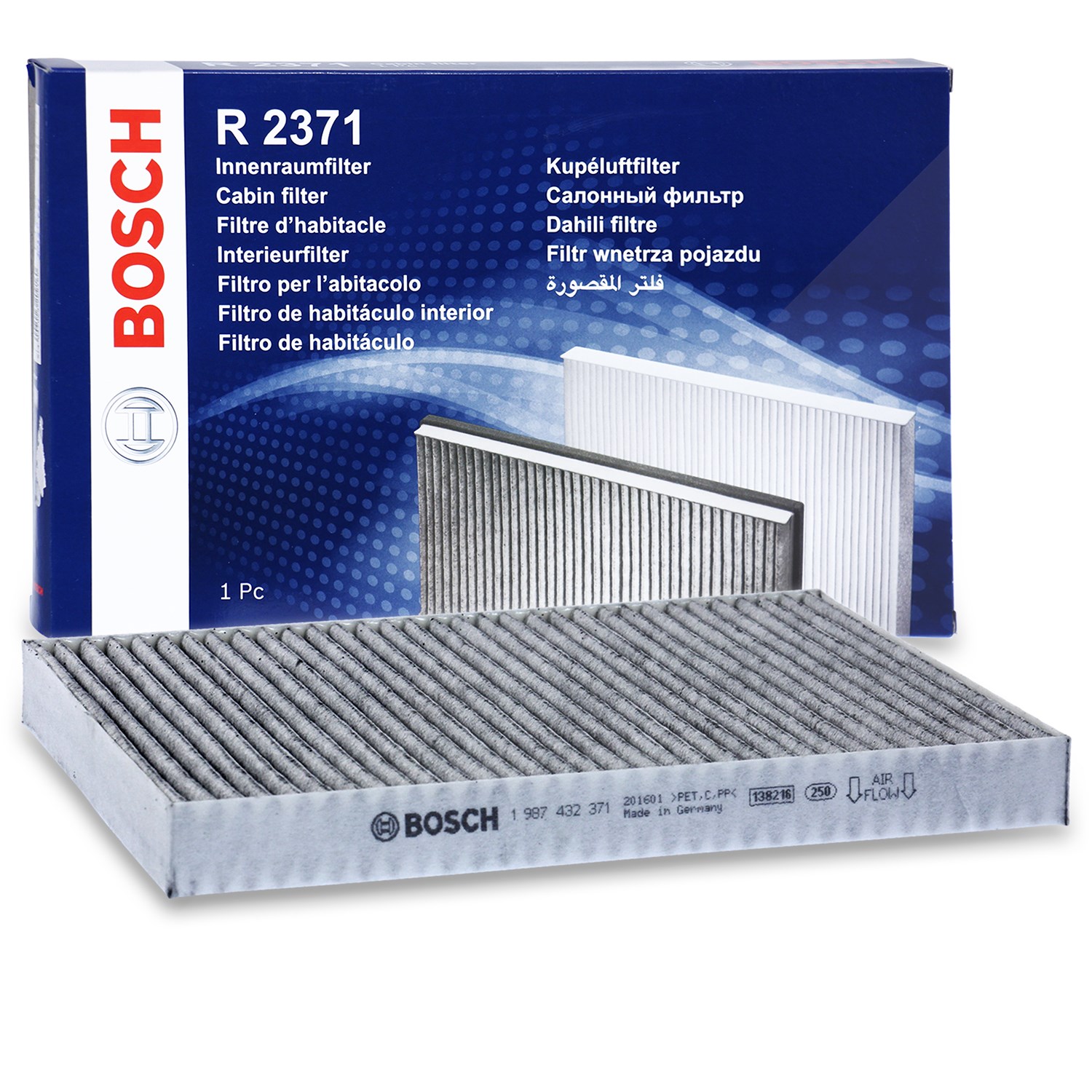 Bosch Filter, Innenraumluft [Hersteller-Nr. 1987432371] für Chrysler, Seat, Audi