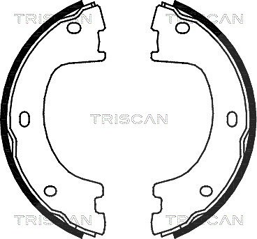 Triscan Bremsbackensatz [Hersteller-Nr. 810023032] für VW, Mercedes-Benz