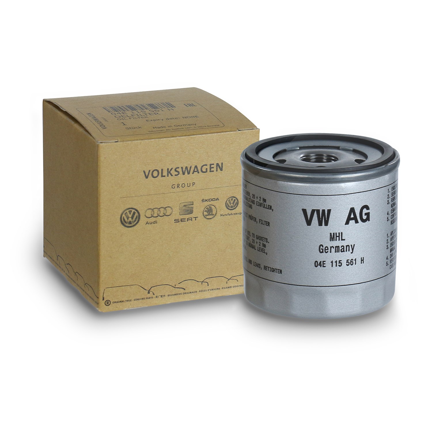 Vag Ölfilter [Hersteller-Nr. 04E115561AC] für Seat, Audi, Ford, VW, Skoda, Cupra