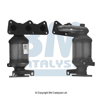 Bm Catalysts Katalysator mit Anbauteilen [Hersteller-Nr. BM91302H] für Skoda, VW