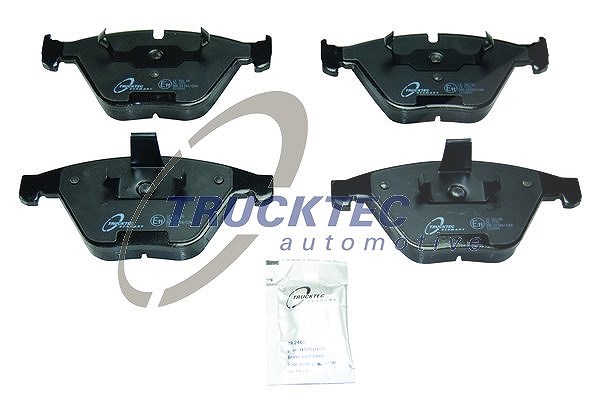 Trucktec Automotive Bremsbelagsatz, Scheibenbremse [Hersteller-Nr. 08.34.104] für BMW