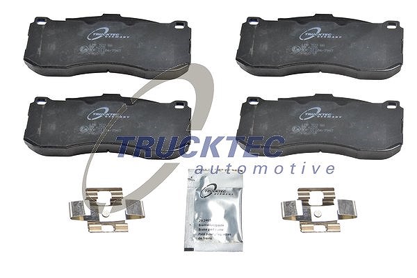 Trucktec Automotive Bremsbelagsatz, Scheibenbremse [Hersteller-Nr. 08.35.042] für BMW