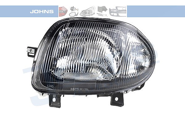 Johns Scheinwerfer H4 elektr. LWR ohne Stellmotor [Hersteller-Nr. 600809] für Renault