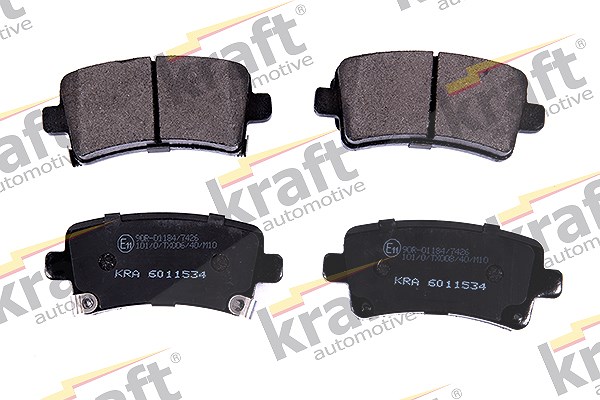 Kraft Automotive Bremsbelagsatz, Scheibenbremse [Hersteller-Nr. 6011534] für Opel