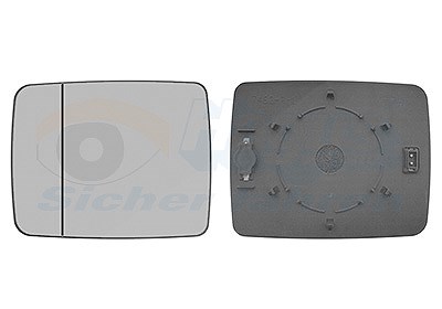 Van Wezel Spiegelglas, Außenspiegel [Hersteller-Nr. 3099837] für Mercedes-Benz