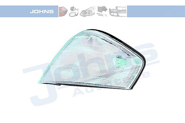 Johns Blinkleuchte vorne weiß, mit Lampenträger [Hersteller-Nr. 503219-4] für Mercedes-Benz
