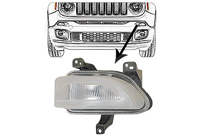 Van Wezel Tagfahrleuchte [Hersteller-Nr. 2126957] für Jeep