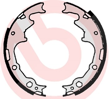 Brembo Bremsbackensatz [Hersteller-Nr. S10502] für Chrysler, Plymouth, Jeep, Dodge