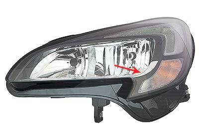 Van Wezel Hauptscheinwerfer [Hersteller-Nr. 3804963] für Opel