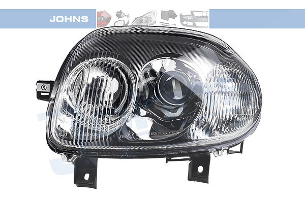 Johns Scheinwerfer H7/HB3 elektr. LWR o. Stellmotor [Hersteller-Nr. 600809-2] für Renault