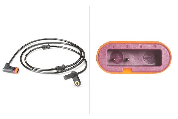 Hella Sensor, Raddrehzahl [Hersteller-Nr. 6PU010039-731] für Mercedes-Benz