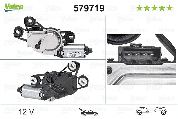 Valeo Wischermotor [Hersteller-Nr. 579719] für Seat