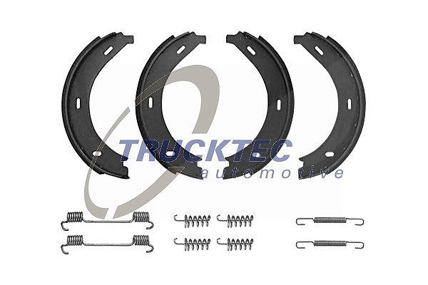 Trucktec Automotive Bremsbackensatz, Feststellbremse [Hersteller-Nr. 02.35.046] für Mercedes-Benz