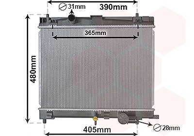 Van Wezel Kühler, Motorkühlung [Hersteller-Nr. 53002716] für Toyota