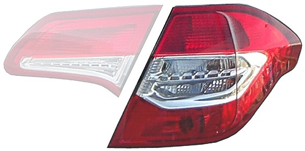 Hella Heckleuchte [Hersteller-Nr. 2VP354988-021] für Citroën