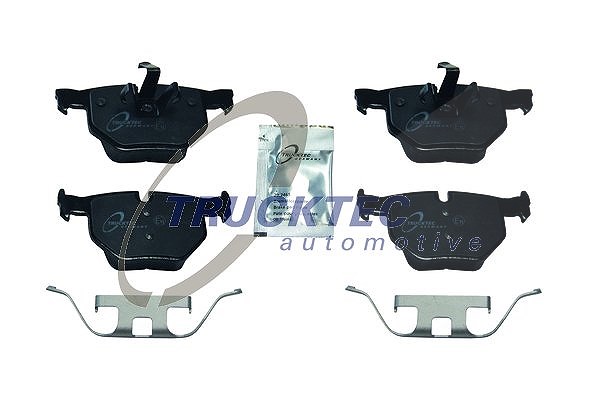 Trucktec Automotive Bremsbelagsatz, Scheibenbremse [Hersteller-Nr. 08.35.041] für BMW
