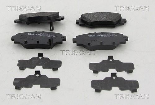 Triscan Bremsbelagsatz, Scheibenbremse [Hersteller-Nr. 811050189] für Mazda