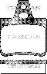 Triscan Bremsbelagsatz, Scheibenbremse [Hersteller-Nr. 811038933] für Citroën