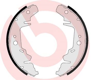 Brembo Bremsbackensatz Trommelbremse [Hersteller-Nr. S11501] für Kia, Chrysler, Plymouth, Dodge
