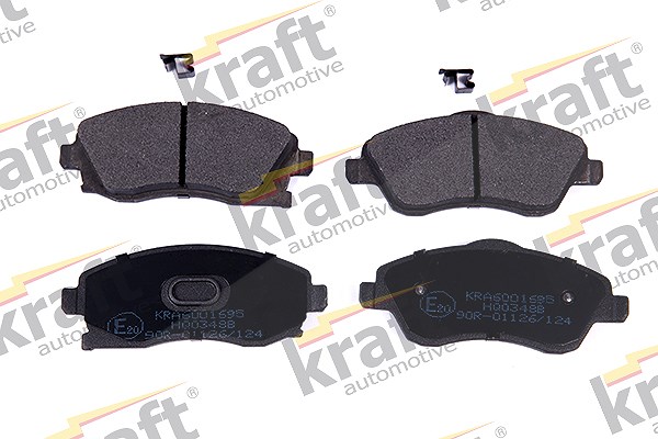Kraft Automotive Bremsbelagsatz, Scheibenbremse [Hersteller-Nr. 6001695] für Opel