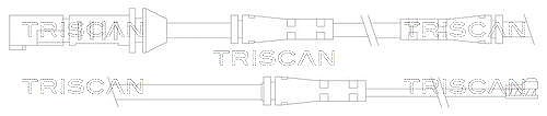 Triscan Warnkontakt, Bremsbelagverschleiß [Hersteller-Nr. 811511063] für BMW