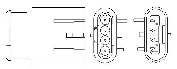 Magneti Marelli Lambdasonde [Hersteller-Nr. 466016355154] für Ford, Alfa Romeo, Lancia, Fiat, Abarth